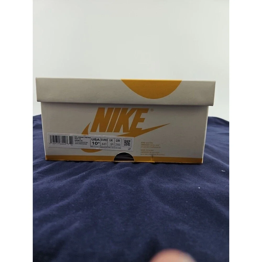 Size 10.5 - Air Jordan 1 Retro OG High Yellow Ochre with Box